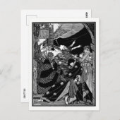 Poes Mysterien und Fantasie Postkarte (Vorne/Hinten)