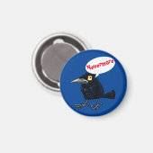 Poe's Raven Magnet (Vorderseite/Rückseite)