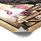 Poe's Raven Nevermore Poster (Ecke)