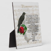 Poe's The Raven Collage Tabletop Fotoplatte (Seite)