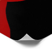 Poesie (akrobisches Gedicht) Poster (Ecke)