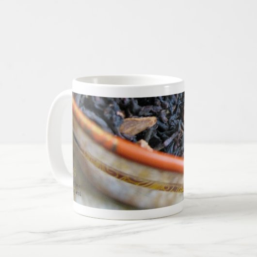 Poesie am Arbeittime für eine Kaffeetasse (Vorderseite Links)