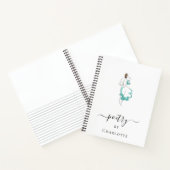 Poesie Artwork Name Typografie Notizblock (Innenseite)