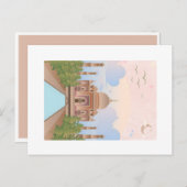 Poesie aus Marmor Postkarte (Vorne/Hinten)