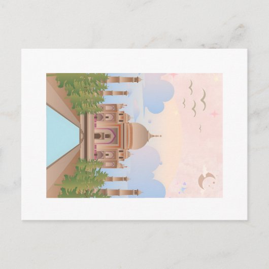 Poesie aus Marmor Postkarte (Vorderseite)