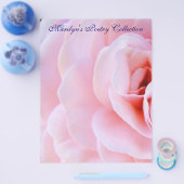 Poesie Collection Papier Rosa Blume Spirale (Einzeln)