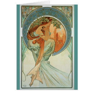 Poesie durch Alfons Mucha - Kunst Nouveau