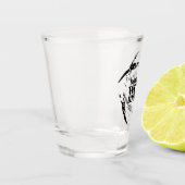 Poesie Geboren unter Wolf-Mondkolonnen Schnapsglas (Links)