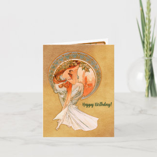 Poesie, glücklich zum Geburtstag Karte