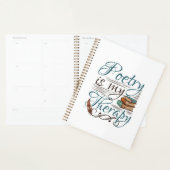 Poesie ist mein Therapiepoet Poem Writer Planer (Anzeige)