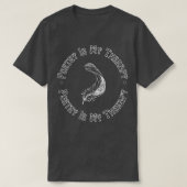 Poesie ist mein Therapiepoet Poem Writer T-Shirt (Design vorne)