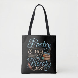 Poesie ist meine Therapie Niedlich Poet Poem Write Tasche