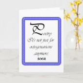 Poesie Karte (Gelbe Blume)