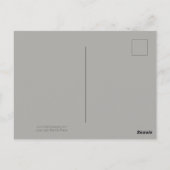 Poesie-Karte Postkarte (Rückseite)