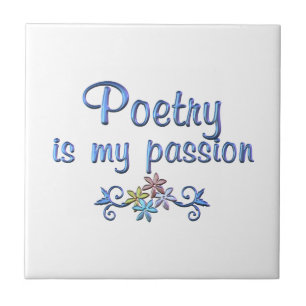 Poesie-Leidenschaft Fliese