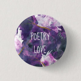 Poesie-Liebe-Knopf-Nationaler Poesie-Monat Button