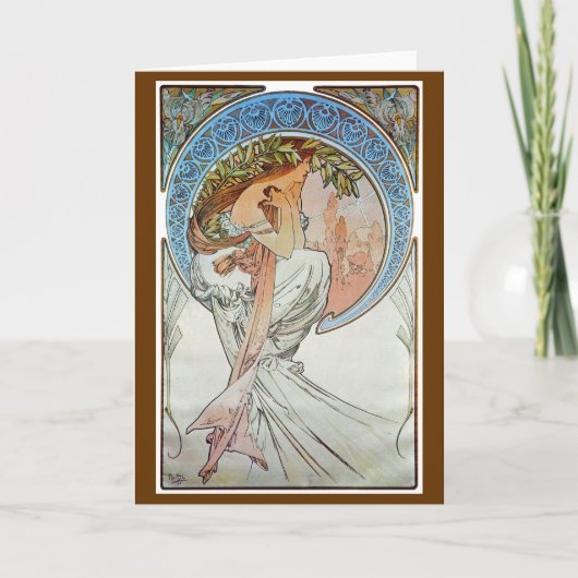 Poesie, Mucha Karte (Vorderseite)