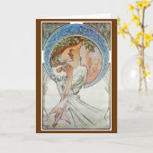 Poesie, Mucha Karte (Gelbe Blume)