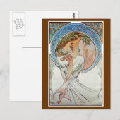 Poesie, Mucha Postkarte (Vorne/Hinten)