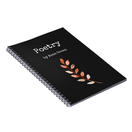 Poesie Notebook Notizblock (Rechte Seite)
