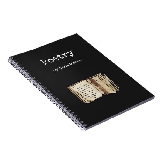 Poesie Notebook Notizblock (Rechte Seite)