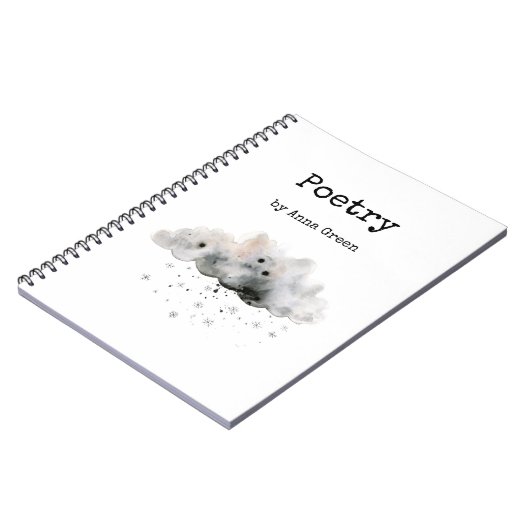 Poesie Notebook Notizblock (Linke Seite)