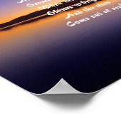 Poesie-Poster-Es ist so ein schönes Gefühl Poster (Ecke)