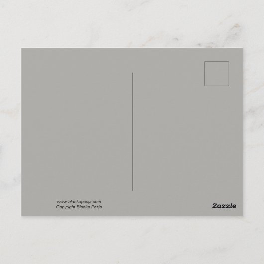 Poesie Postkarte (Rückseite)