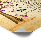 Poesie Print Model Wall Art - Poster Paper (Ecke)