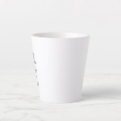 Poesie stimuliert die Latte-Tasse Milchtasse (Vorderseite)
