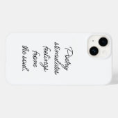 Poesie stimuliert iPhone-Fall Case-Mate iPhone Hülle (Rückseite (Horizontal))