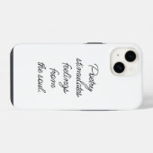 Poesie stimuliert iPhone-Fall iPhone Hülle (Rückseite (Horizontal))