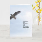 Poesie und Himmelskarte Karte (Gelbe Blume)