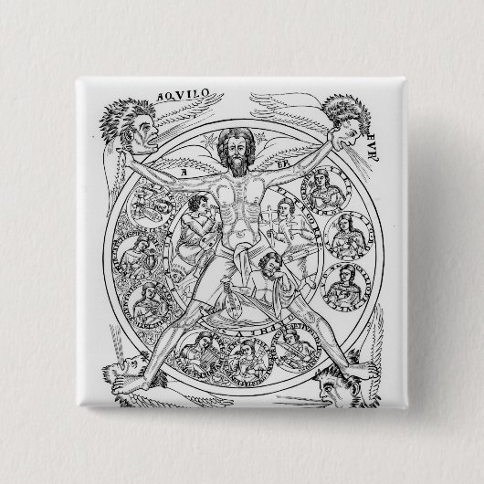 Poesie und Musik Button (Vorderseite)