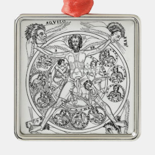 Poesie und Musik Ornament Aus Metall