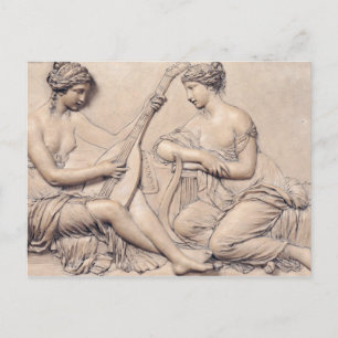 Poesie und Musik Postkarte