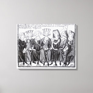 Poesie- und Musikkongress Leinwanddruck