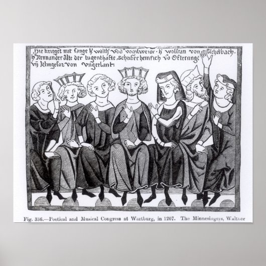 Poesie- und Musikkongress Poster (Vorne)