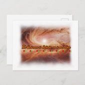 Poesie und Universum Postkarte (Vorne/Hinten)