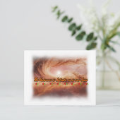 Poesie und Universum Postkarte (Stehend Vorderseite)