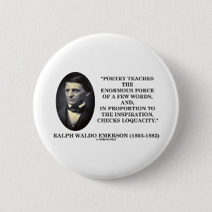 Poesie unterrichtet enorme Kraft des wenige Button