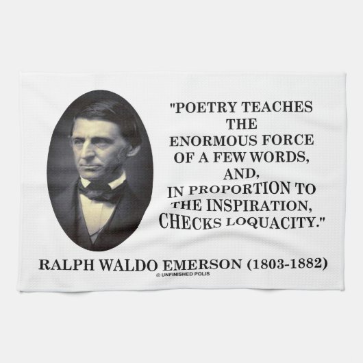 Poesie unterrichtet enorme Kraft des wenige Küchentuch (Horizontal)