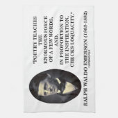 Poesie unterrichtet enorme Kraft des wenige Küchentuch (Vertikal)