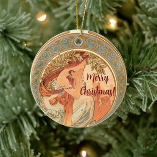 Poesie, Weihnachtsgeschenk Keramik Ornament