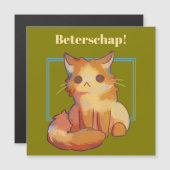 Poesje Beterschap Magneteinladung (Vorne/Hinten)