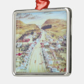 Poestenkill, New York, c.1855 Ornament Aus Metall (Links)