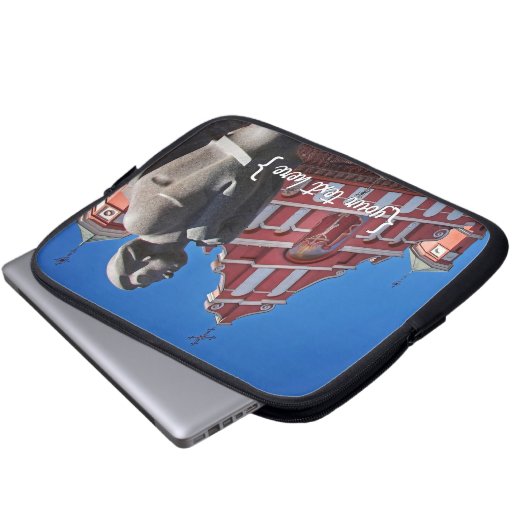 Poet Adomas Mickevicius, Vilnius Laptopschutzhülle (Vorne Knopf)