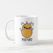 Poet ato Funny Veggie Potato Pun Kaffeetasse (Links)