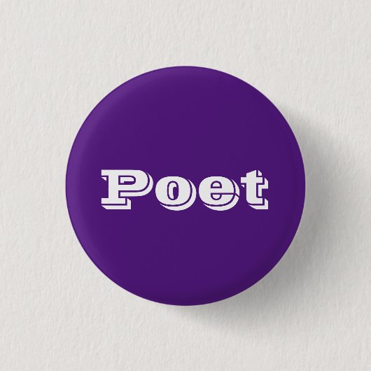 Poet Bade lila Button (Vorderseite)