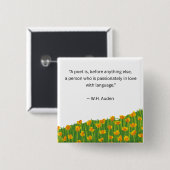 Poet Button (Vorne & Hinten)